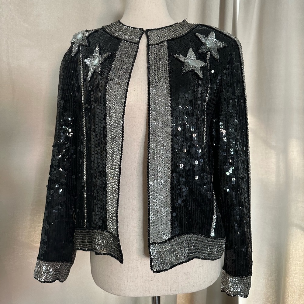 Vintage Star Sequin Jacket